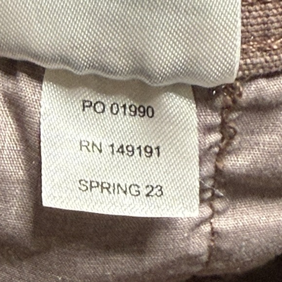 Topo Designs Pants Womens Sz Medium Peppercorn Mauve Drawstring Outdoors Camping - Picture 10 of 13